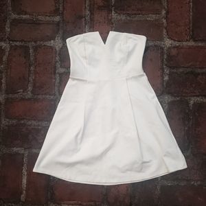Lulu's White Strapless Dress